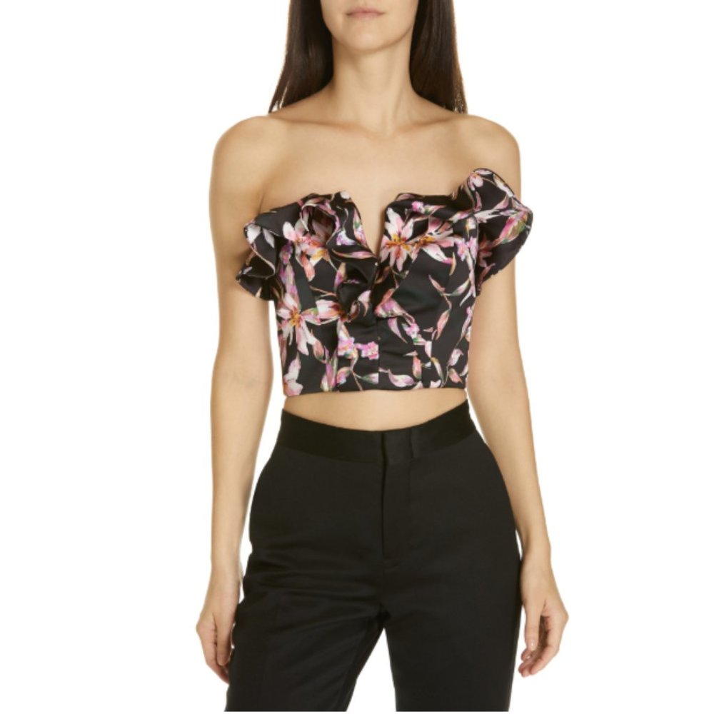 NWT AMUR Bevin Bustier Top in Size S